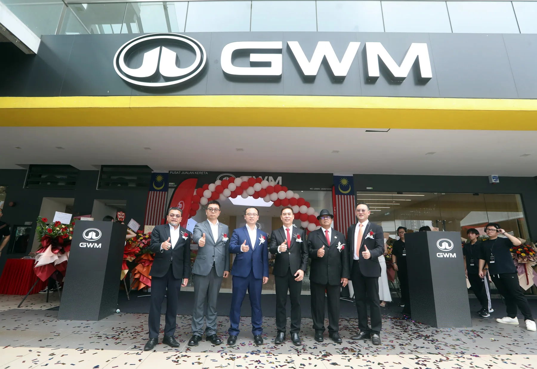 位於雪蘭莪Seri Kembangan的GWM Equine Park展示廳及開幕合照