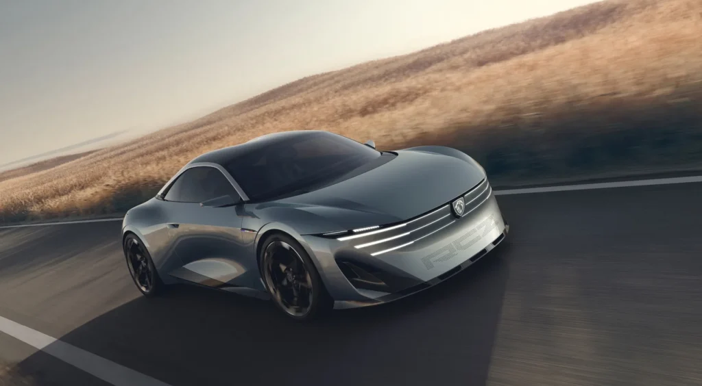 Peugeot RCZ Vision概念跑車亮相官方宣傳圖片，角度1，概念車