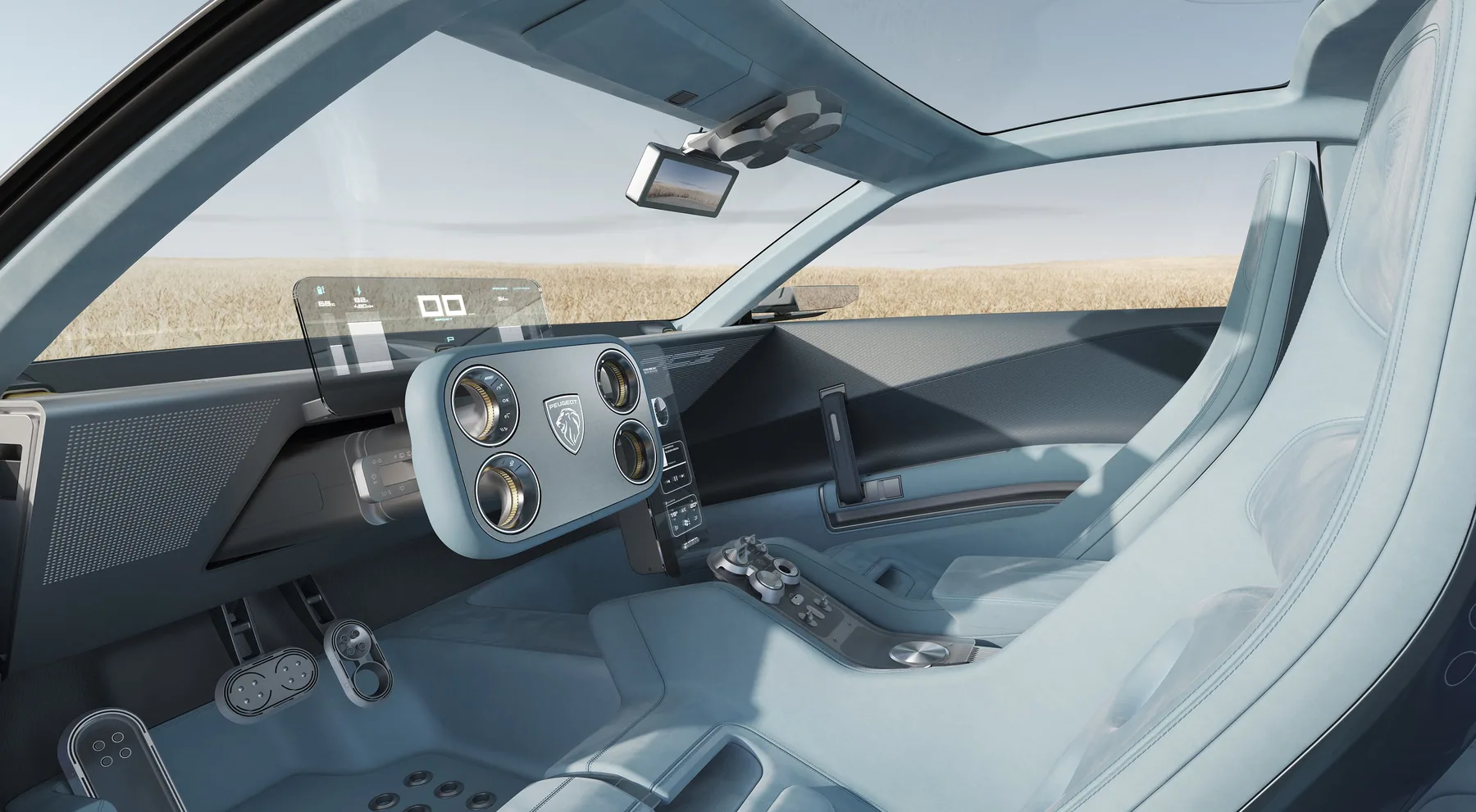 Peugeot RCZ Vision概念跑車亮相官方宣傳圖片，角度2，概念車