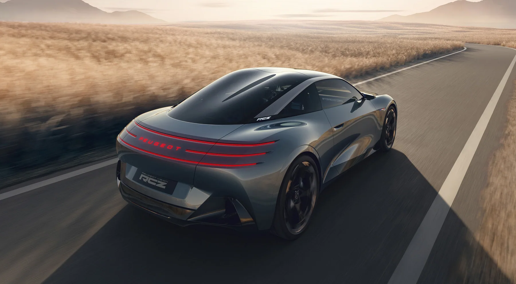 Peugeot RCZ Vision概念跑車亮相官方宣傳圖片，角度3，概念車
