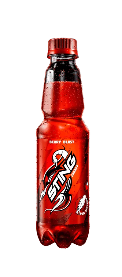 STING Energy Berry Blast紅色能量飲料官方產品瓶