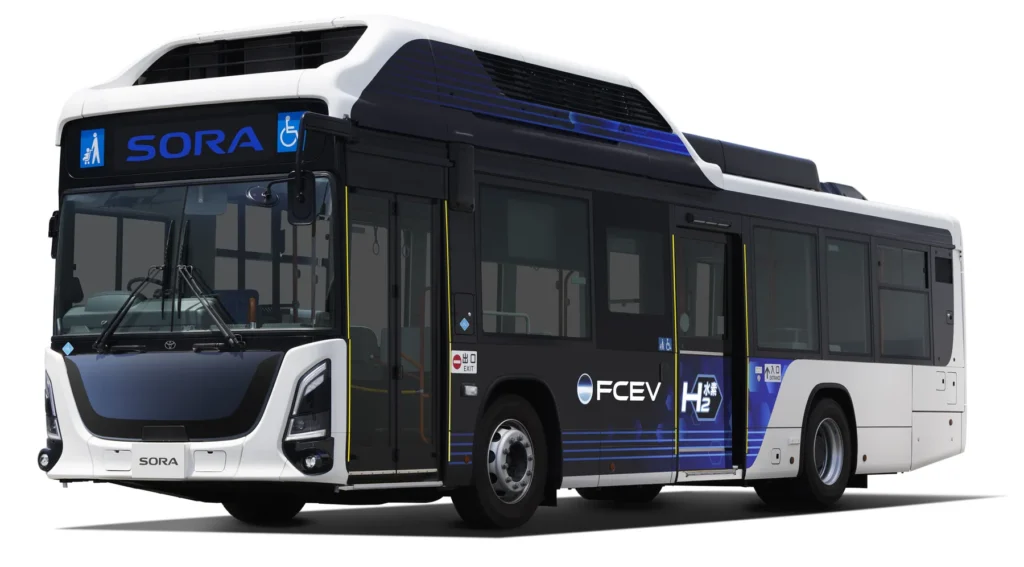 Toyota新一代Sora氫燃料電池路線巴士