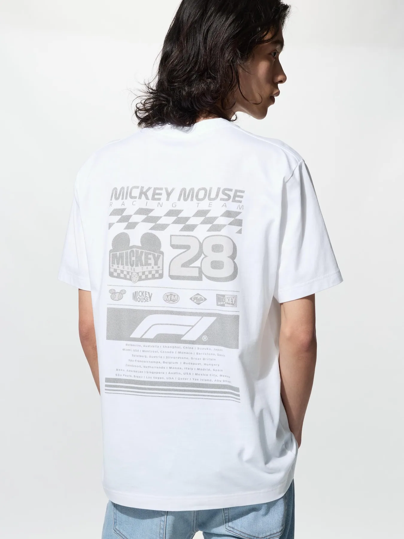 UNIQLO Disney x Formula 1 UT Mickey Mouse Racing Team 28號T恤