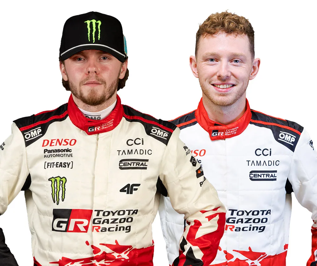 Oliver Solberg與Elliott Edmondson參加2026 WRC